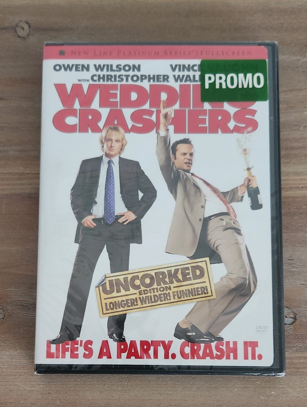🍾 Brand New & Sealed: Wedding Crashers Uncorked Edition DVD 🍾 Promo DVD RARE